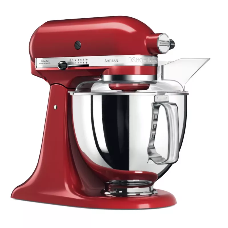 Virtuvinis kombainas KitchenAid Artisan 5KSM175PS — 300 W, 4,8 l nerūdijančio plieno dubuo, raudonas