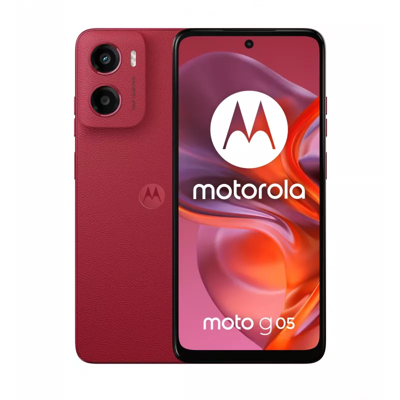 Motorola moto g05 16,9 cm (6,67 colio) Dual SIM Android 15 4G USB Type-C 4 GB 128 GB 5200 mAh Raudona
