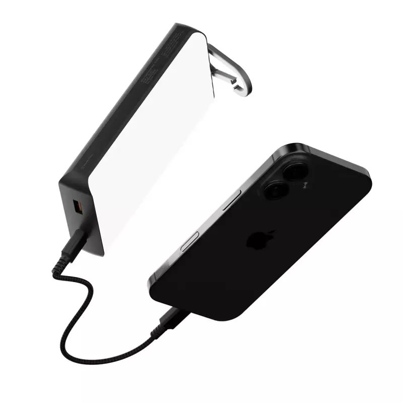 Išorinė baterija Xtorm XG2S101 — 10000 mAh LiPo, 30 W, USB‑C + USB‑A, pilka/juoda/oranžinė