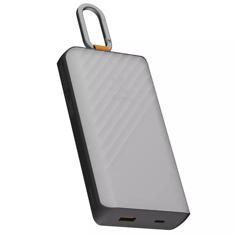 Išorinė baterija Xtorm XG2S101 — 10000 mAh LiPo, 30 W, USB‑C + USB‑A, pilka/juoda/oranžinė