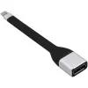 Techly ICOC-USBC-DP12 vaizdo kabelio adapteris 0,131 m USB Type-C DisplayPort juodas