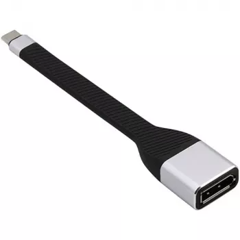 Techly ICOC-USBC-DP12 vaizdo kabelio adapteris 0,131 m USB Type-C DisplayPort juodas
