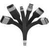 Techly ICOC-USBC-DP12 vaizdo kabelio adapteris 0,131 m USB Type-C DisplayPort juodas