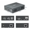 AV plėtiklio rinkinys (siųstuvas ir imtuvas) LEVELONE HVE-8111, 3840x2160, Cat6, USB-A/USB-B, DC 12V (2 vnt.)