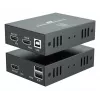 AV plėtiklio rinkinys (siųstuvas ir imtuvas) LEVELONE HVE-8111, 3840x2160, Cat6, USB-A/USB-B, DC 12V (2 vnt.)