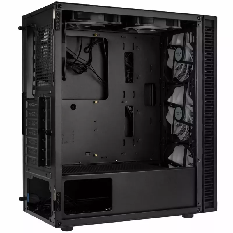 PC korpusas Kolink OBSERVATORY HF MB Midi Tower juodas