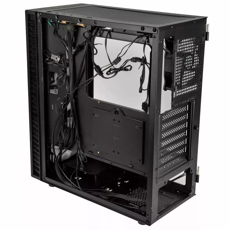 PC korpusas Kolink OBSERVATORY HF MB Midi Tower juodas