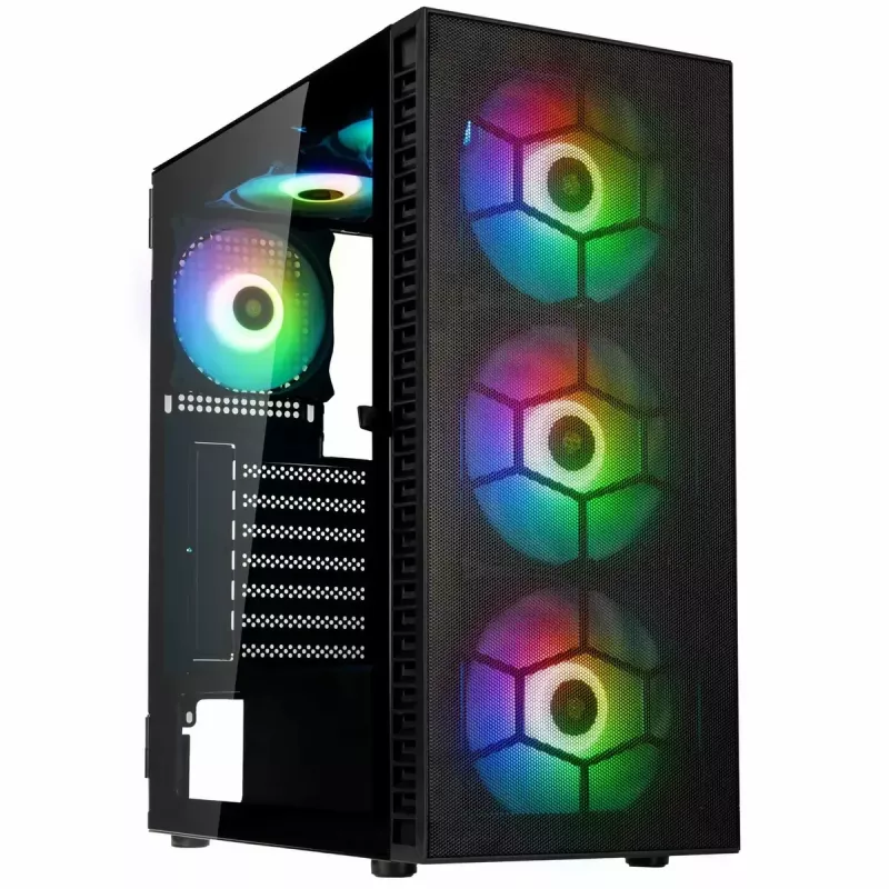 PC korpusas Kolink OBSERVATORY HF MB Midi Tower juodas