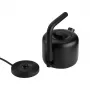 Elektrinis virdulys FELLOW Clyde 1,0 L 1200 W — silikoninis korpusas, 1,5 L talpos bakelis, juodas