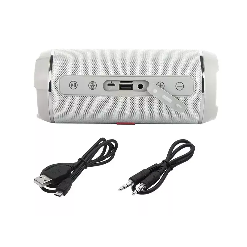 Mono nešiojamasis garsiakalbis BLOW BT-460 PILKA — 5 W RMS, 2000 mAh baterija, Bluetooth 4.0, MicroSD, FM, AUX