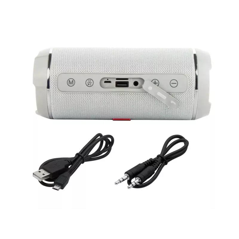 Mono nešiojamasis garsiakalbis BLOW BT-460 PILKA — 5 W RMS, 2000 mAh baterija, Bluetooth 4.0, MicroSD, FM, AUX