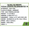 Cobi Blocks SD.KFZ.124 Wespe modelio rinkinys, 860 kaladėlių