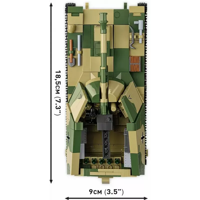 Cobi Blocks SD.KFZ.124 Wespe modelio rinkinys, 860 kaladėlių