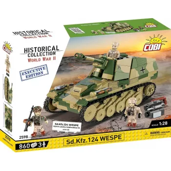 Cobi Blocks SD.KFZ.124 Wespe modelio rinkinys, 860 kaladėlių