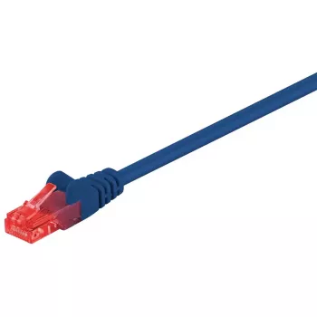 Goobay CAT 6 komutacinis kabelis U/UTP mėlynas 0,5 m RJ-45