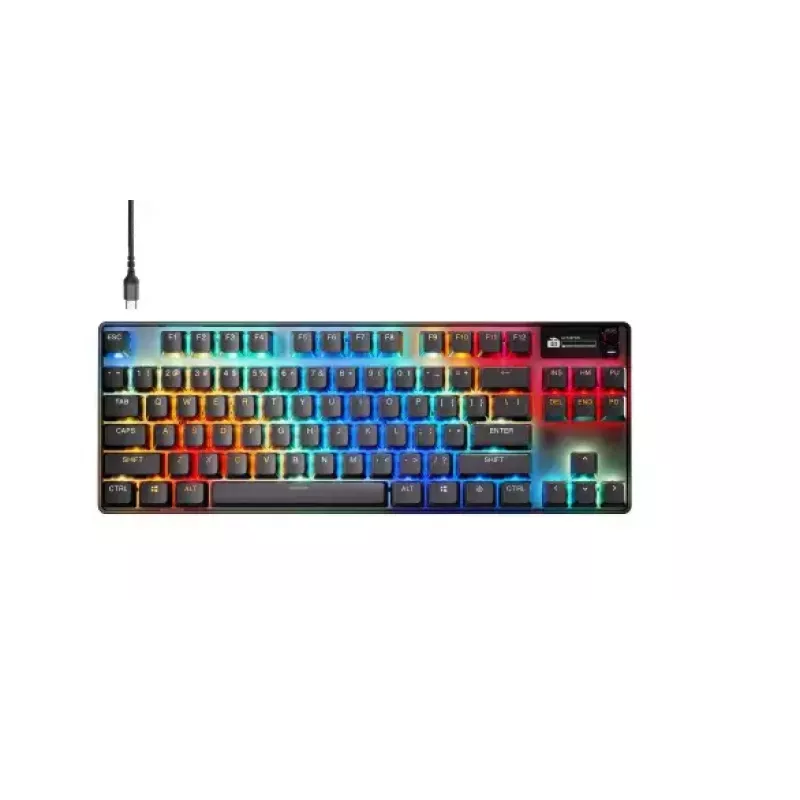 Steelseries APEX PRO TKL GEN 3 klaviatūra žaidimams USB JAV anglų k. juoda