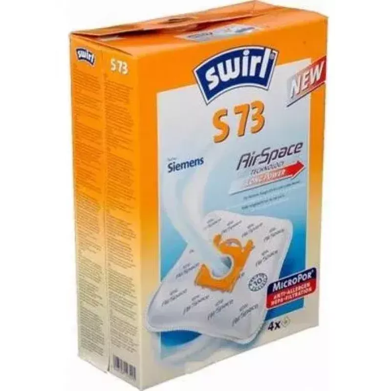Dulkių maišelis Swirl S 73 AirSpace Universal