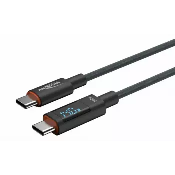 USB laidas Ansmann 1700-0176 USB 2.0 1,2 m USB C antracitas
