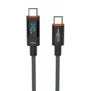USB laidas Ansmann 1700-0176 USB 2.0 1,2 m USB C antracitas