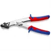 Tiesios plieno žirklės Knipex 90 55 280, pjovimo geba 1,2 mm