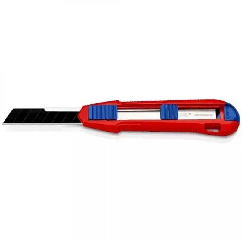 Peiliukas su atlenkiamais ašmenimis Knipex CutiX® Juoda Blue Red