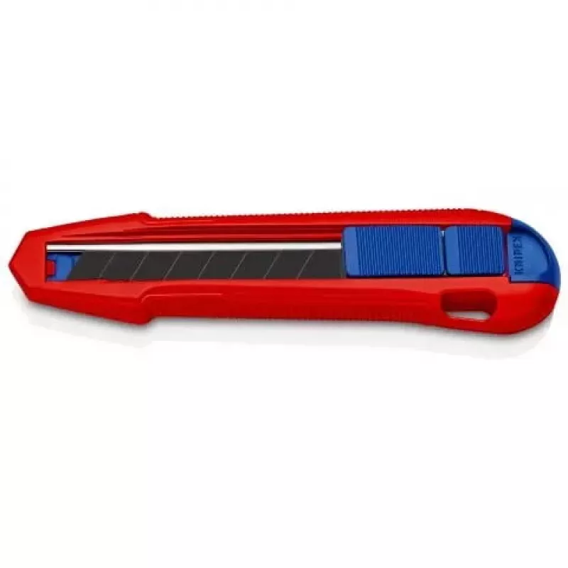 Peiliukas su atlenkiamais ašmenimis Knipex CutiX® Juoda Blue Red