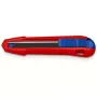 Peiliukas su atlenkiamais ašmenimis Knipex CutiX® Juoda Blue Red