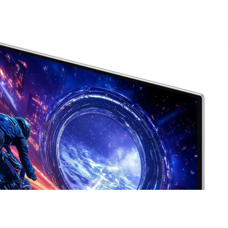Samsung G60SF kompiuterio monitorius 68,6 cm (27 colių) 2560 x 1440 pikselių Quad HD OLED sidabrinis