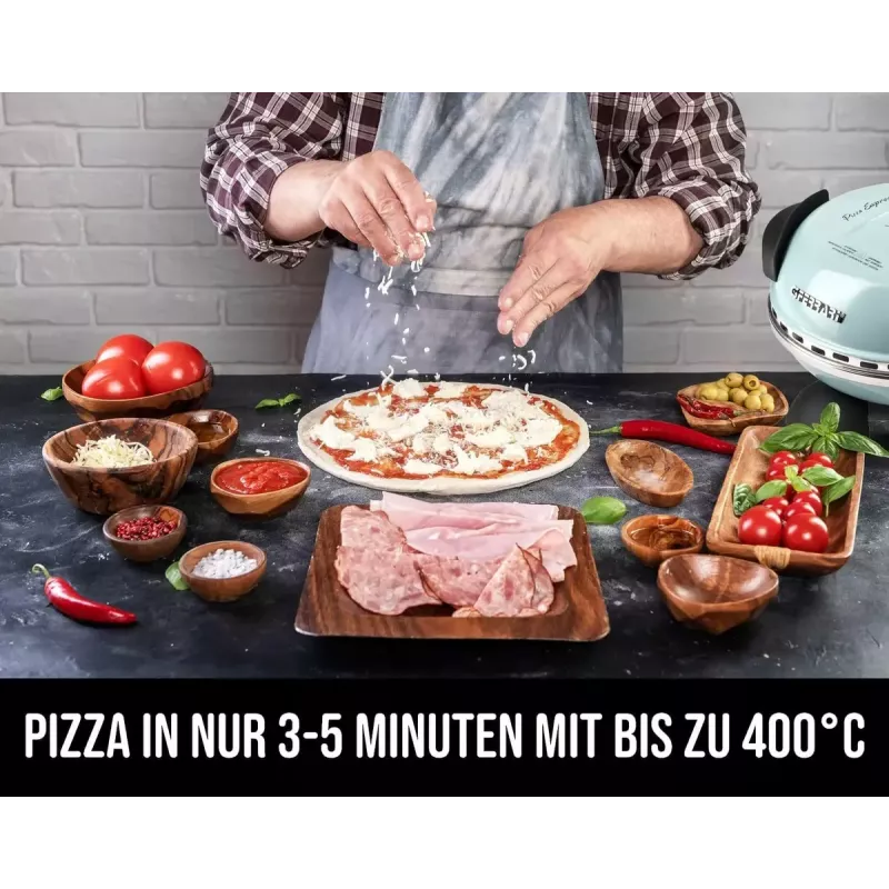 Elektrinė picos krosnelė G3FERRARI PizzaOven Express Delizia cool blue G1000613 1200W