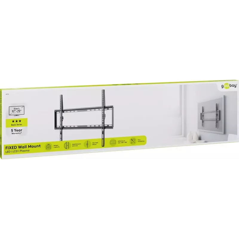 TV laikiklis Goobay 49732 177.8 cm (70 colių) Juodas