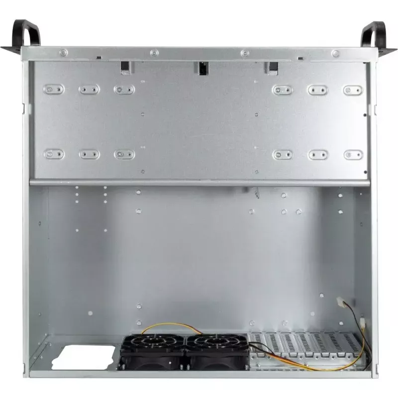 Serverio korpusas Inter-Tech 4U 40240 stovas juodas, pilkas