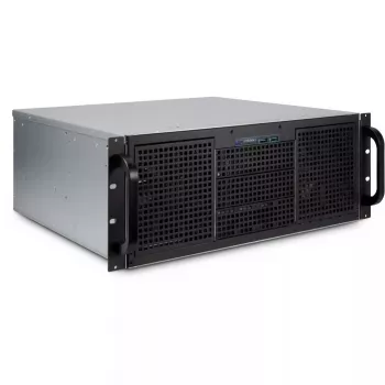 Serverio korpusas Inter-Tech 4U 40240 stovas juodas, pilkas