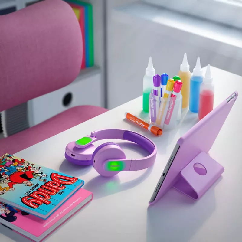 Philips TAK4206PK/00 ausinės / laisvų rankų įranga Laidinės ir belaidės Ant galvos Skambučiai / muzika USB Type-C Bluetooth Rožinė