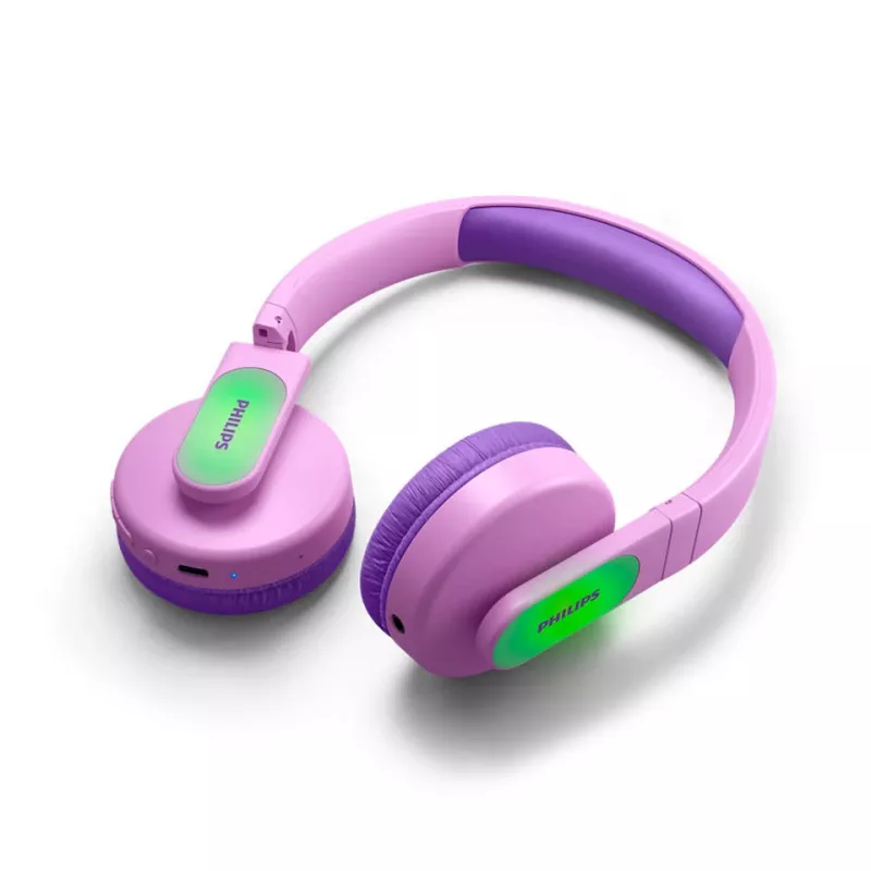 Philips TAK4206PK/00 ausinės / laisvų rankų įranga Laidinės ir belaidės Ant galvos Skambučiai / muzika USB Type-C Bluetooth Rožinė