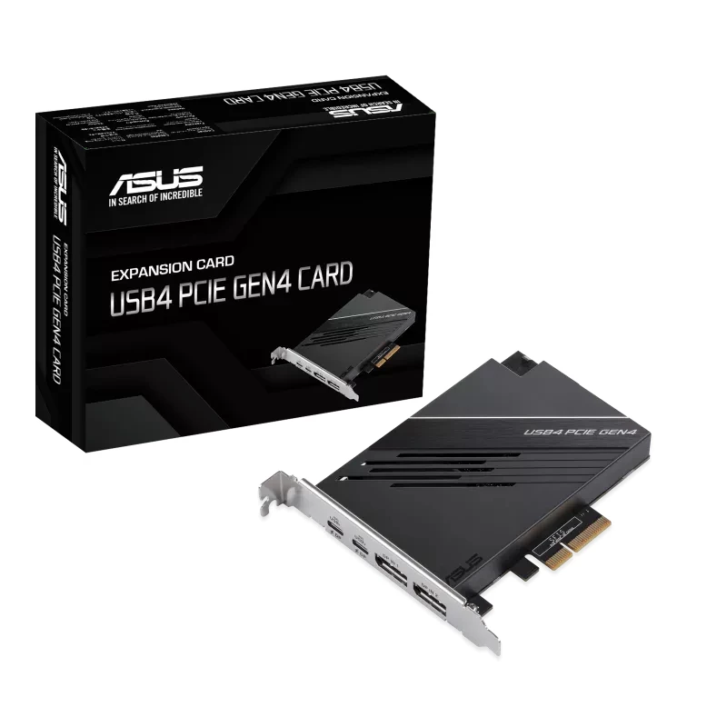 ASUS USB4 PCIe Gen4 Card sąsajos kortelės / adapteris Vidinis DisplayPort, USB Type-C
