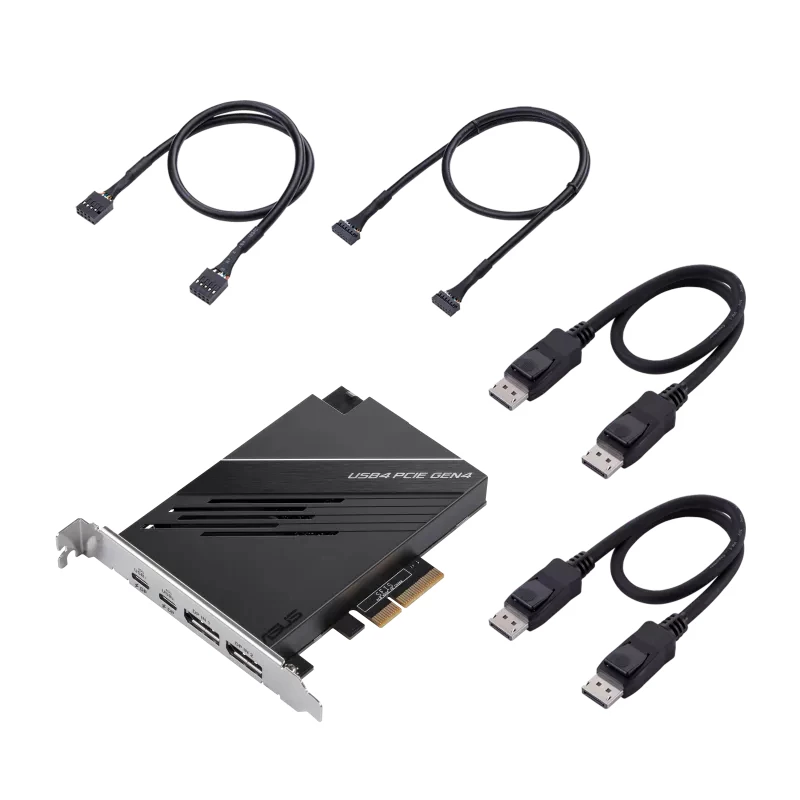 ASUS USB4 PCIe Gen4 Card sąsajos kortelės / adapteris Vidinis DisplayPort, USB Type-C