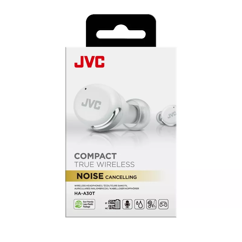 Ausinės JVC Active Noise Cancelling TWS White