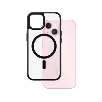 dangtelis PanzerGlass CARE by Flagship dėklas Transparent Urban Combat Juoda MagSafe iPhone 15