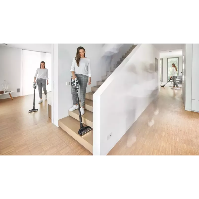 Bosch Serie 8 BBS8214 belaidis dulkių siurblys / elektrinė šluota 2-in-1 belaidis dulkių siurblys Baterija Sausas Be maišelio Balta 4 Ah
