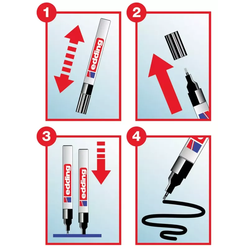 Marker Edding 750 Mėlyna