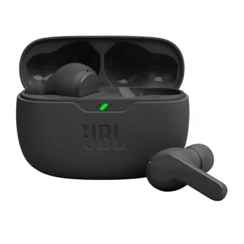 JBL Wave Beam ausinės, True Wireless Stereo (TWS), į ausį, skambučiams/muzikai/sportui/kasdienai, juodos