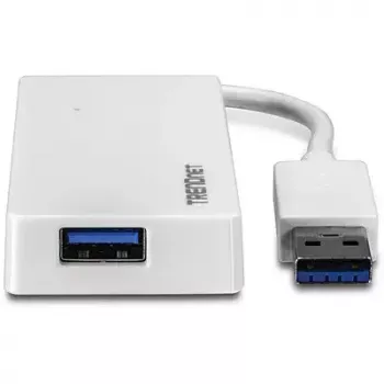 Hub Trendnet TU3-H4E USB 3.2 Gen 1 Type-A Baltas