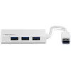Hub Trendnet TU3-H4E USB 3.2 Gen 1 Type-A Baltas