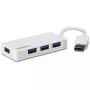 Hub Trendnet TU3-H4E USB 3.2 Gen 1 Type-A Baltas