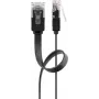 Tinklo kabelis Goobay 95381 RJ-45 Cat6 10 m Juodas