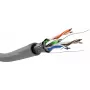 Tinklo kabelis Goobay CAT 5e F/UTP pilkas 100 m
