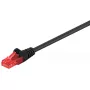 Tinklo kabelis Goobay CAT 6 komutacinis kabelis RJ-45 Cat6 1m Juodas