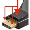 Goobay DisplayPort/DVI-D adapteris 1.1 auksuotas Juoda
