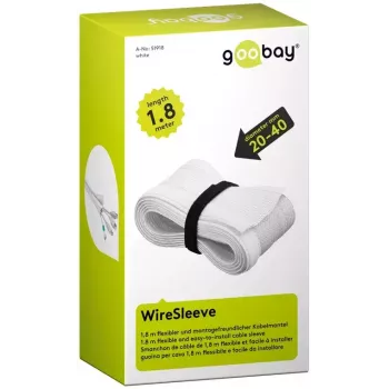 Vielos įvorė Goobay 51918 Balta 1,8 m
