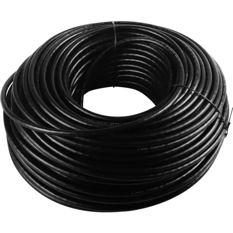 Tinklo kabelis Goobay 94399 U/UTP Cat6 305 m juodas